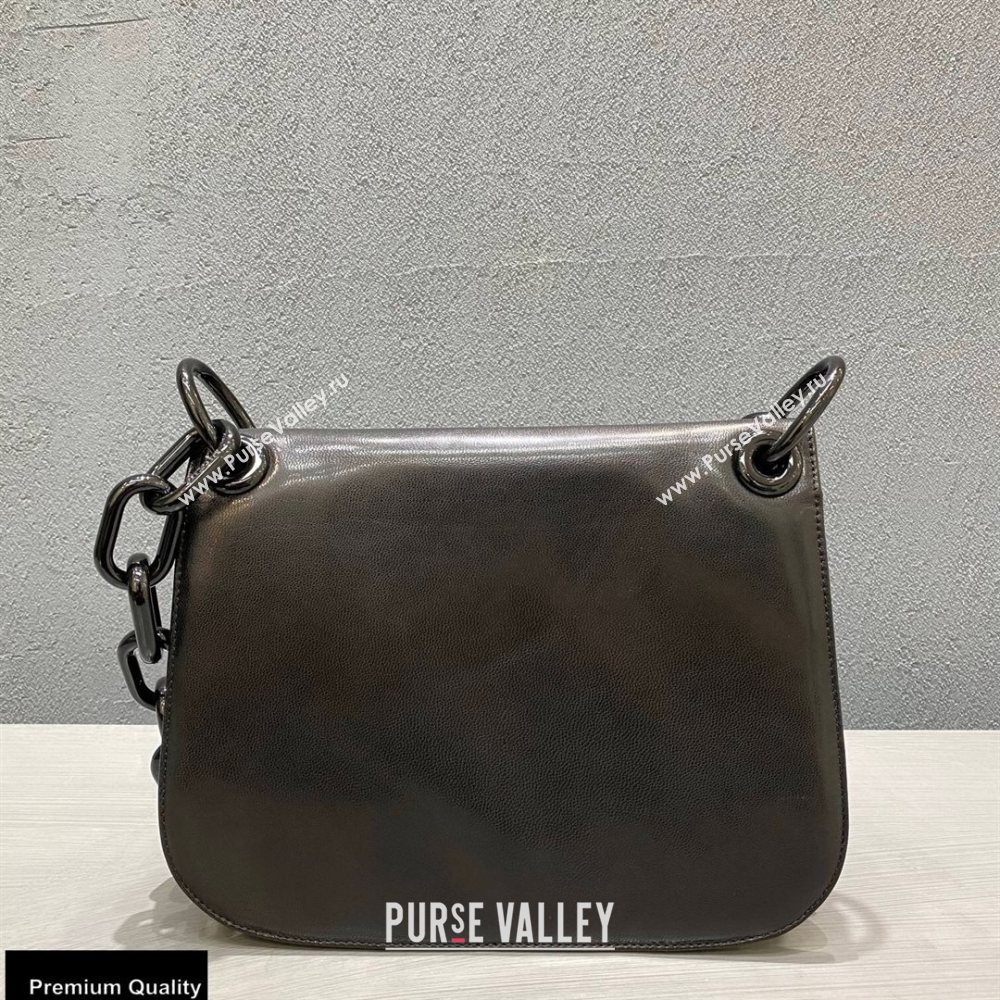 Prada Vintage Chain Shoulder Bag 6671 Leather Black 2020 (weipin-20110601)