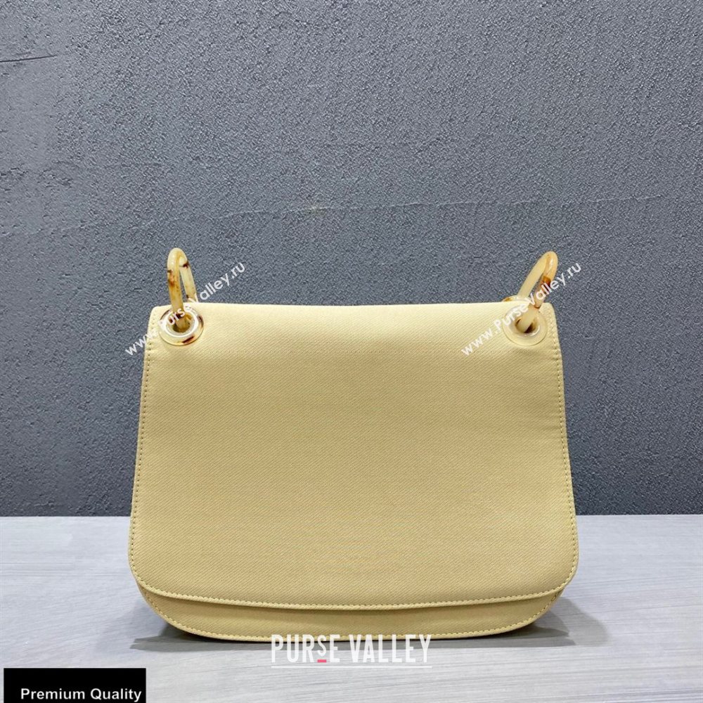 Prada Vintage Chain Shoulder Bag 6671 Fabric Beige 2020 (weipin-20110603)