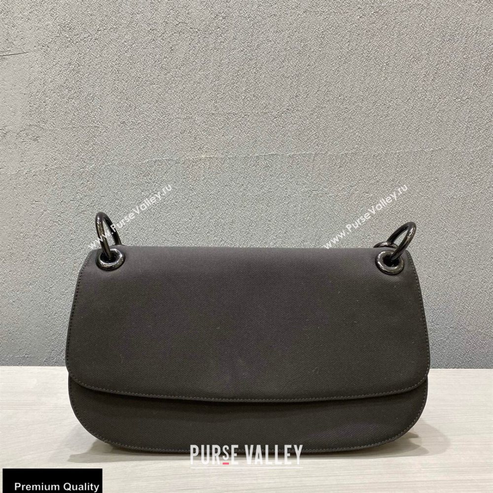 Prada Vintage Chain Shoulder Bag 6690 Fabric Black 2020 (weipin-20110604)