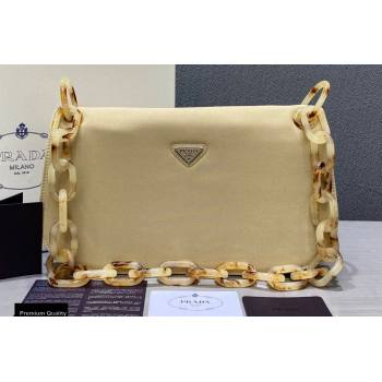 Prada Vintage Chain Shoulder Bag 6690 Fabric Beige 2020 (weipin-20110605)