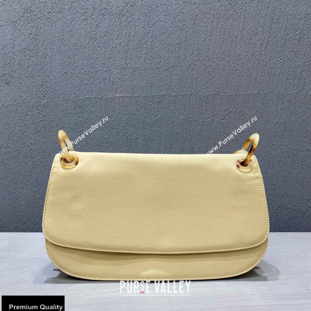 Prada Vintage Chain Shoulder Bag 6690 Fabric Beige 2020 (weipin-20110605)
