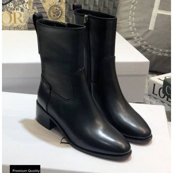 Dior Heel 4.5cm Calfskin Ankle Boots Black 2020 (jincheng-20111602)