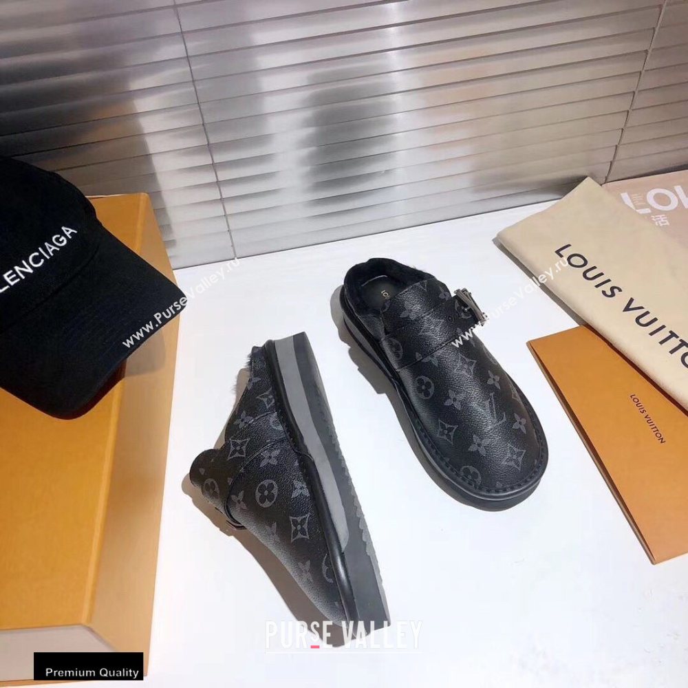 Louis Vuitton Shearling LV Cozy Mules 11 2020 (modeng-20112111)