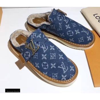 Louis Vuitton Shearling LV Cozy Mules 14 2020 (modeng-20112114)