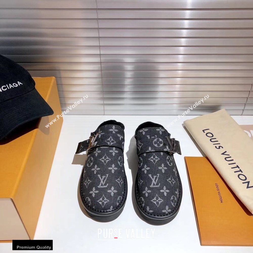 Louis Vuitton Shearling LV Cozy Mules 13 2020 (modeng-20112113)