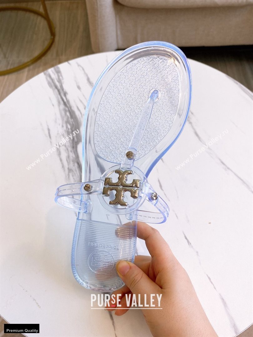 Tory Burch Mini Miller Jelly Thong Sandals Clear 2020 (modeng-20112844)