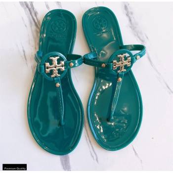 Tory Burch Mini Miller Jelly Thong Sandals Green 2020 (modeng-20112843)