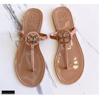 Tory Burch Mini Miller Jelly Thong Sandals Camel 2020 (modeng-20112842)