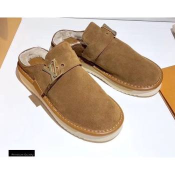 Louis Vuitton Shearling LV Cozy Mules 02 2020 (modeng-20112102)