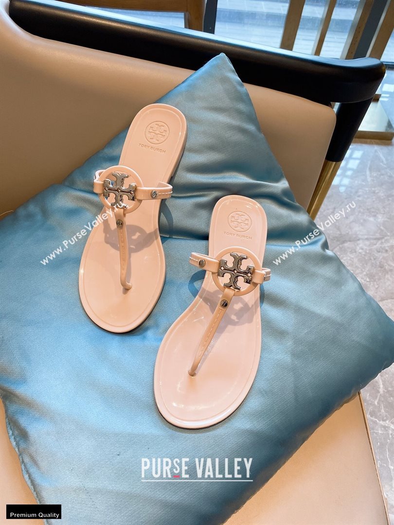 Tory Burch Mini Miller Jelly Thong Sandals Nude 2020 (modeng-20112841)