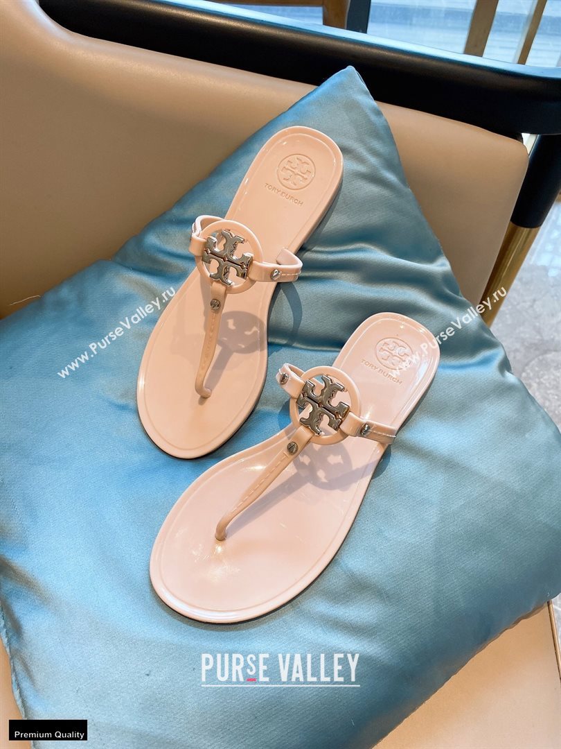 Tory Burch Mini Miller Jelly Thong Sandals Nude 2020 (modeng-20112841)