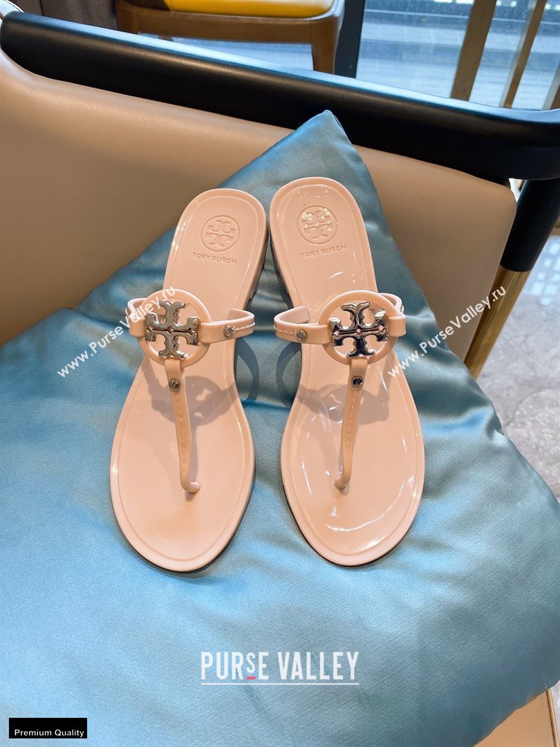 Tory Burch Mini Miller Jelly Thong Sandals Nude 2020 (modeng-20112841)