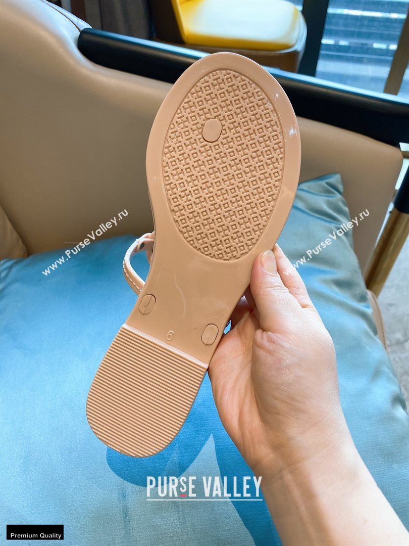 Tory Burch Mini Miller Jelly Thong Sandals Nude 2020 (modeng-20112841)