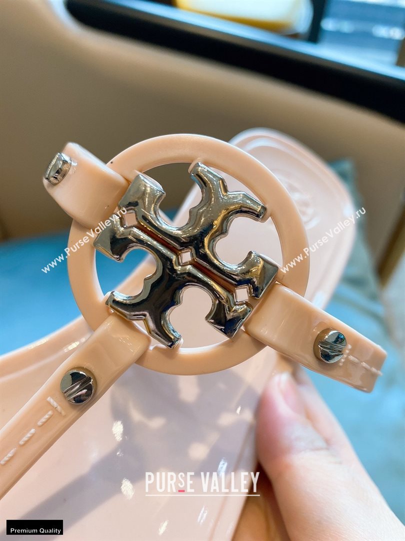 Tory Burch Mini Miller Jelly Thong Sandals Nude 2020 (modeng-20112841)