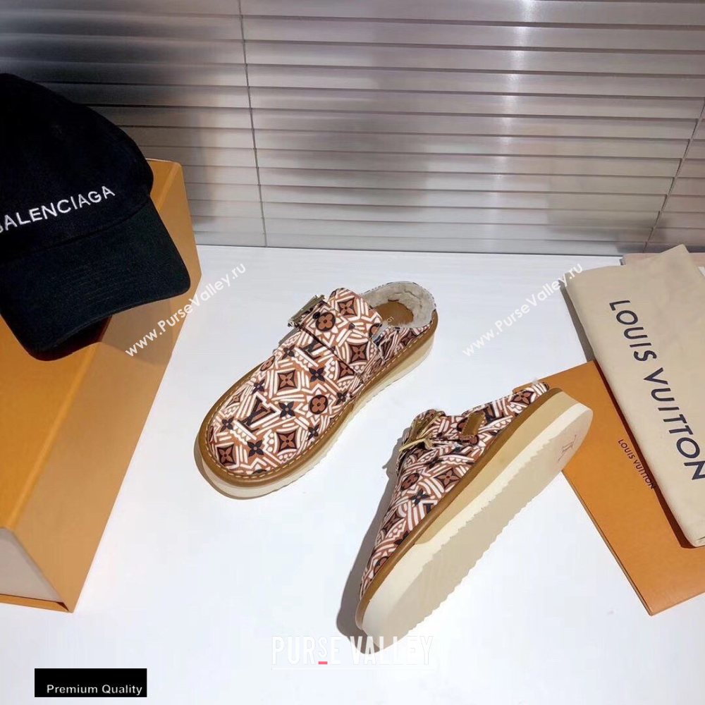 Louis Vuitton Shearling LV Cozy Mules 06 2020 (modeng-20112106)