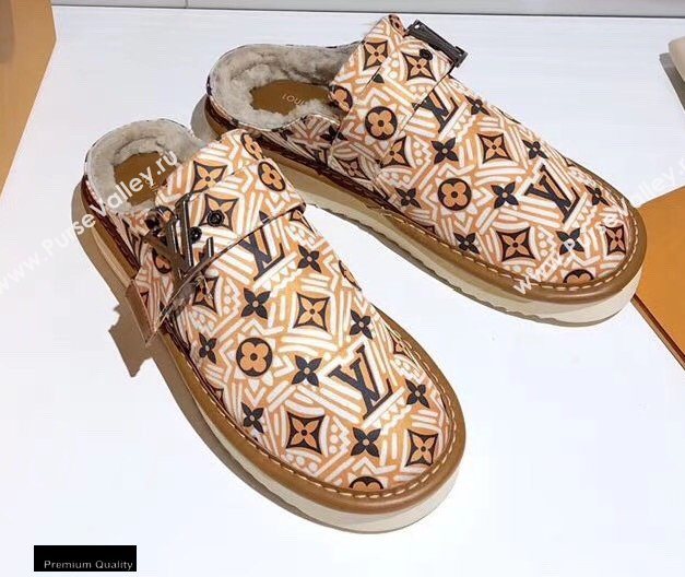 Louis Vuitton Shearling LV Cozy Mules 07 2020 (modeng-20112107)