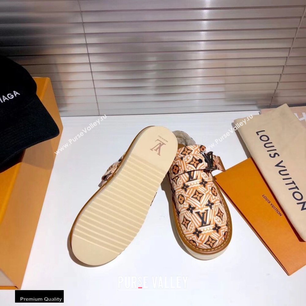 Louis Vuitton Shearling LV Cozy Mules 07 2020 (modeng-20112107)