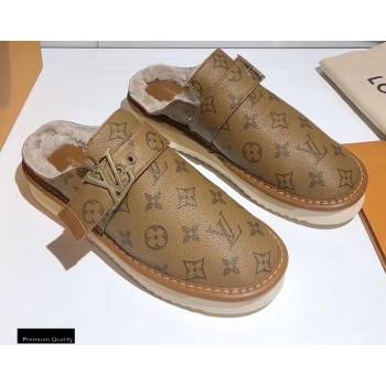 Louis Vuitton Shearling LV Cozy Mules 09 2020 (modeng-20112109)