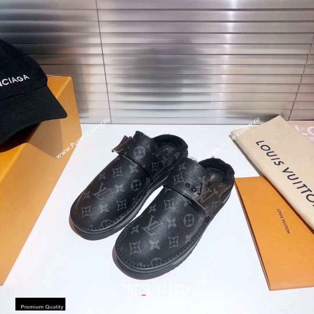 Louis Vuitton Shearling LV Cozy Mules 11 2020 (modeng-20112111)