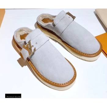 Louis Vuitton Shearling LV Cozy Mules 01 2020 (modeng-20112101)