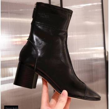 Chanel Leather Ankle Boots Black KL19 2020 (kaola-20112319)