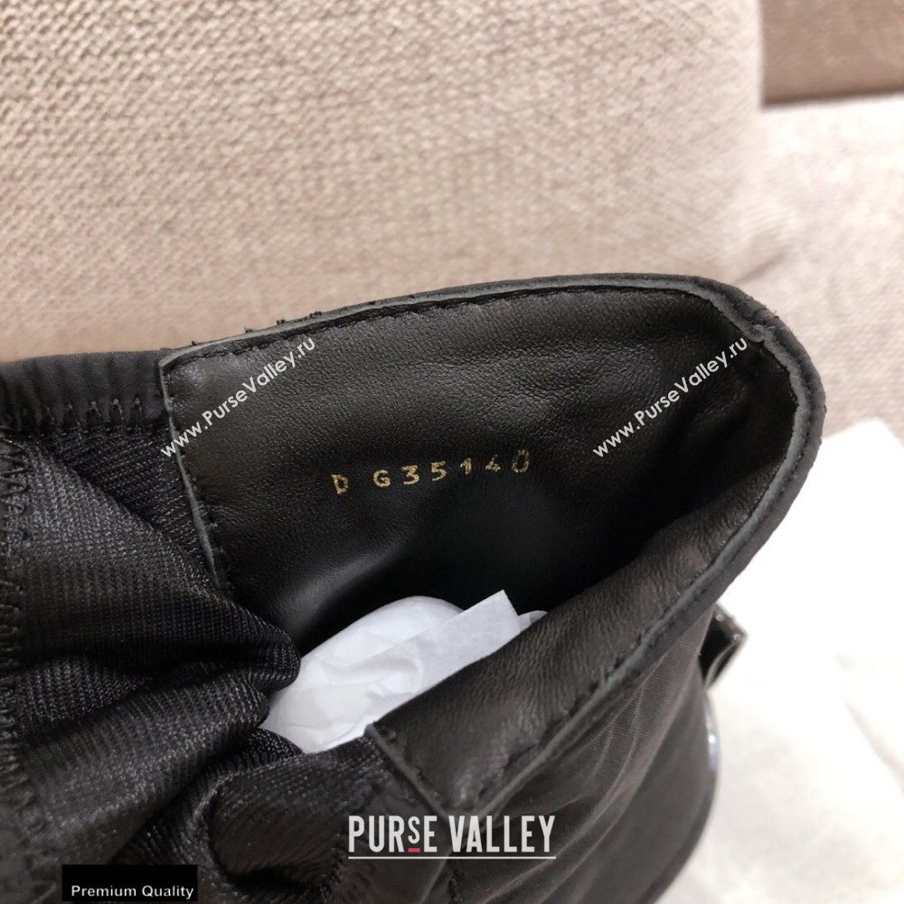 Chanel Lace-up Ankle Boots Black KL08 2020 (kaola-20112308)