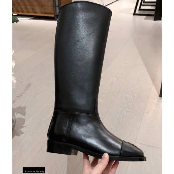 Chanel Leather High Boots Black KL03 2020 (kaola-20112303)