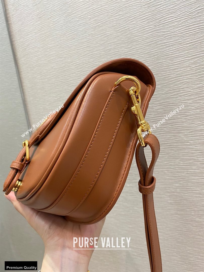 Dior Medium Bobby Bag Bag in Box Calfskin Dark Tan 2020 (vivi-20112502)