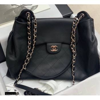 Chanel Vintage Large Messenger Bag Black 2020 (jiyuan-20112646)