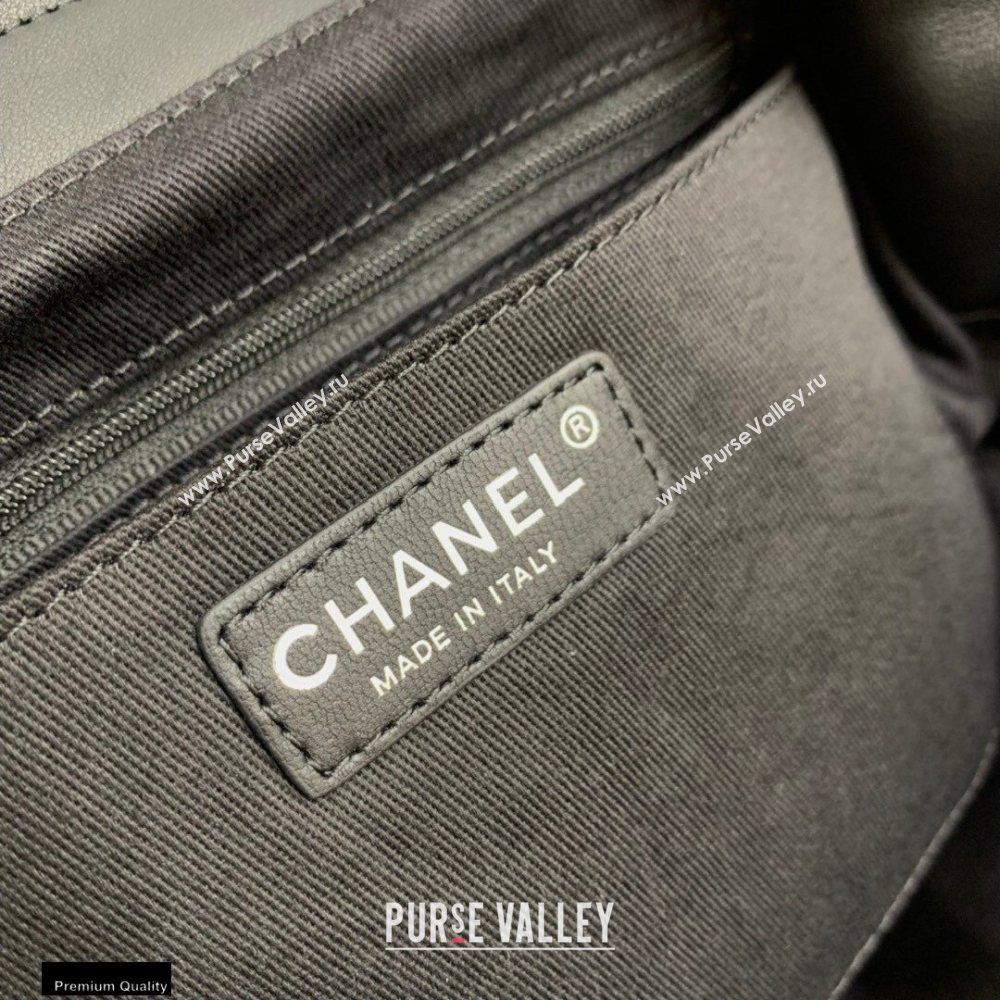 Chanel Vintage Large Messenger Bag Black 2020 (jiyuan-20112646)