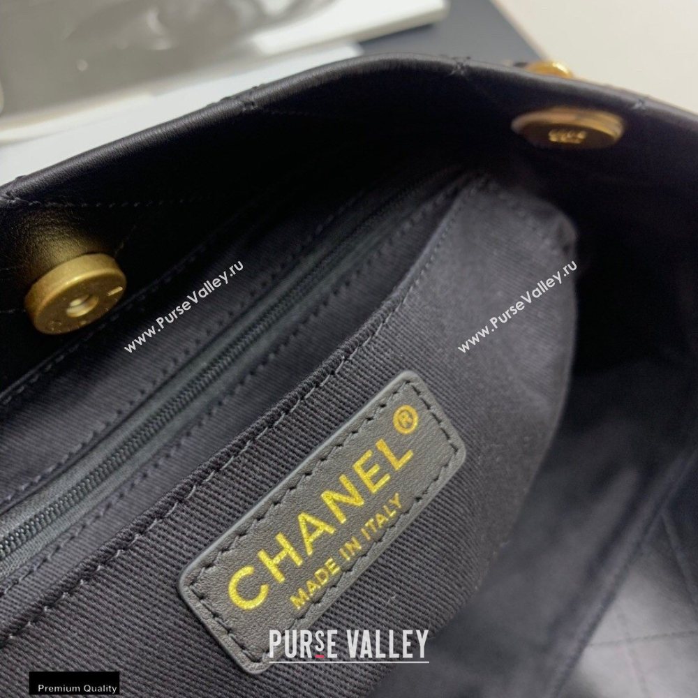 Chanel Calfskin Shopping Tote Bag Black 2020 (jiyuan-20112648)