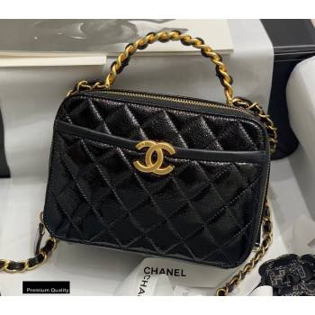 Chanel Get Round Vanity Case Bag AS2179 Black 2020 (jiyuan-20112636)