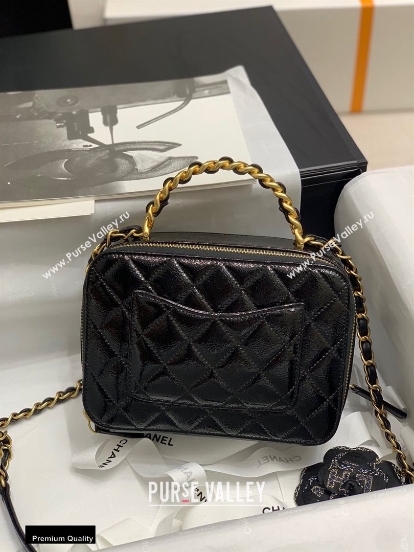 Chanel Get Round Vanity Case Bag AS2179 Black 2020 (jiyuan-20112636)