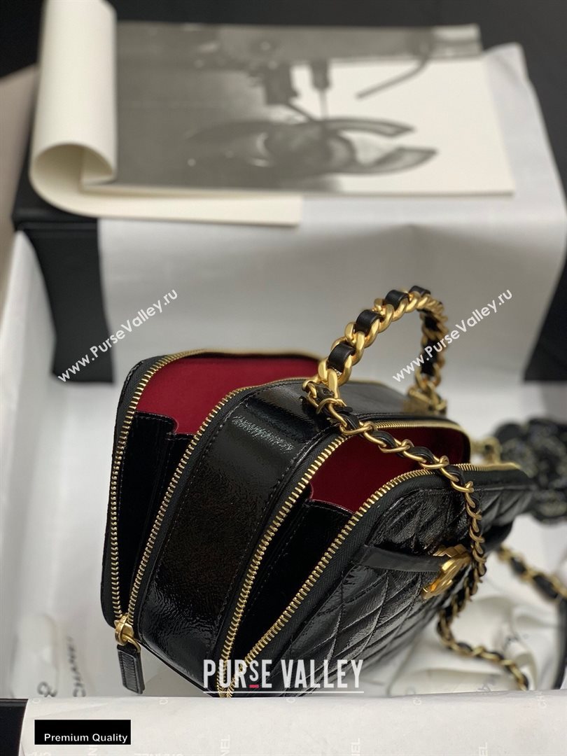 Chanel Get Round Vanity Case Bag AS2179 Black 2020 (jiyuan-20112636)