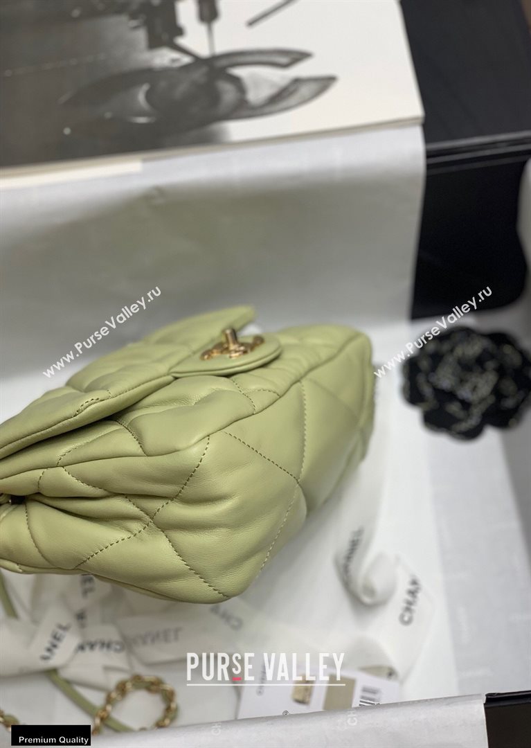 Chanel Wrinkled Calfskin Small Flap Bag AS2232 Green 2020 (jiyuan-20112627)