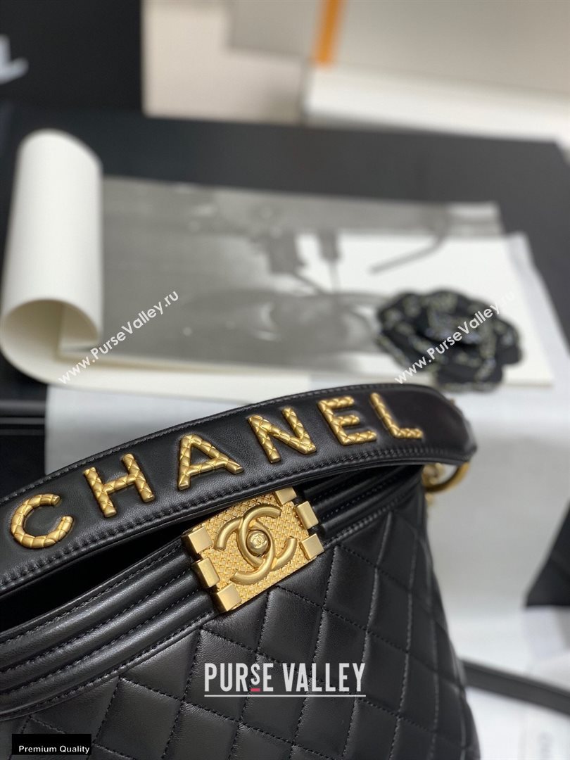 Chanel Calfskin Small Bucket Bag AS2091 Black 2020 (jiyuan-20112632)