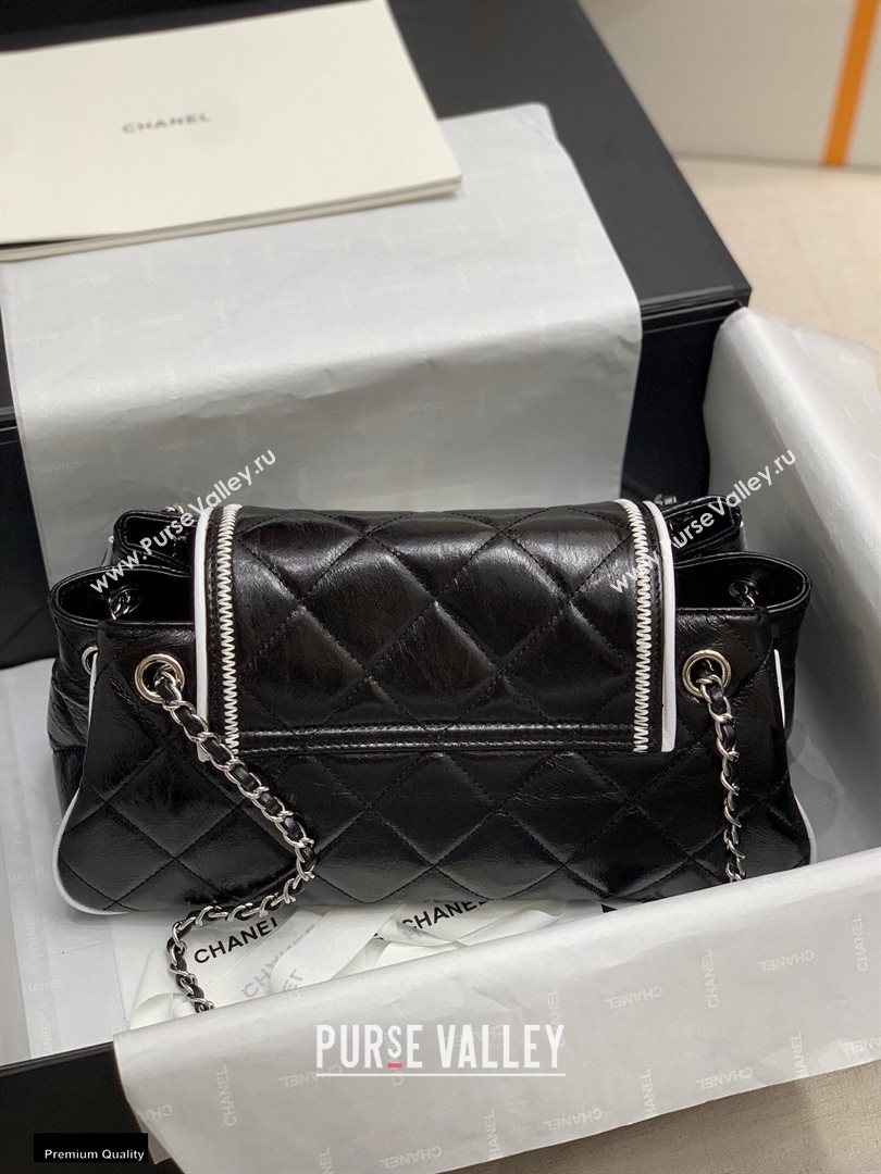 Chanel Quilted Boston Shoulder Bag Black 2020 (jiyuan-20112643)