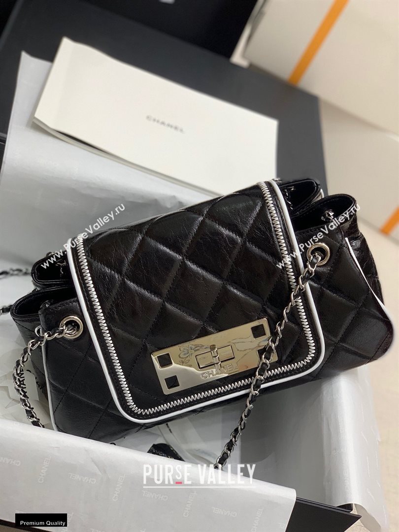 Chanel Quilted Boston Shoulder Bag Black 2020 (jiyuan-20112643)