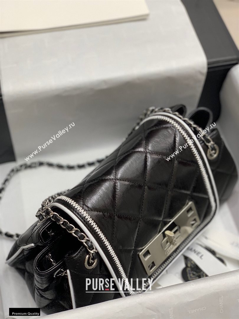Chanel Quilted Boston Shoulder Bag Black 2020 (jiyuan-20112643)