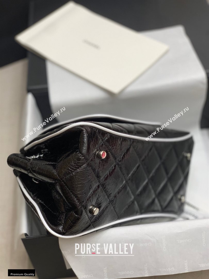 Chanel Quilted Boston Shoulder Bag Black 2020 (jiyuan-20112643)