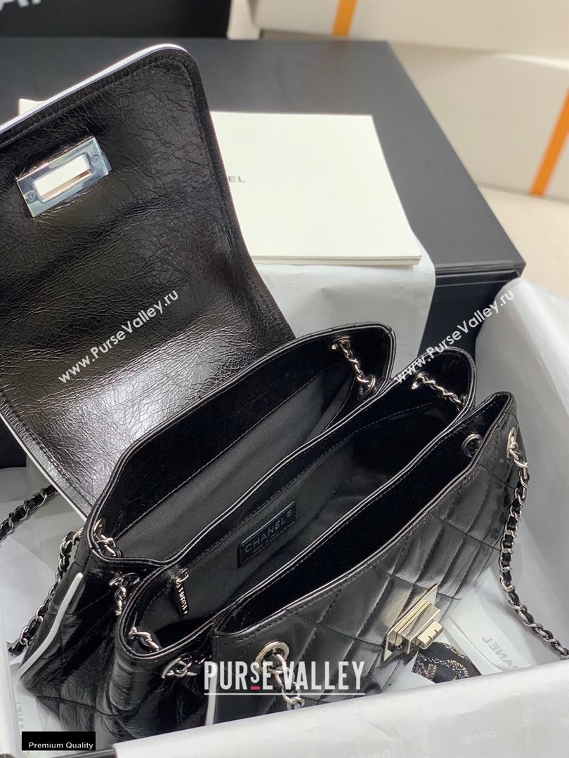 Chanel Quilted Boston Shoulder Bag Black 2020 (jiyuan-20112643)