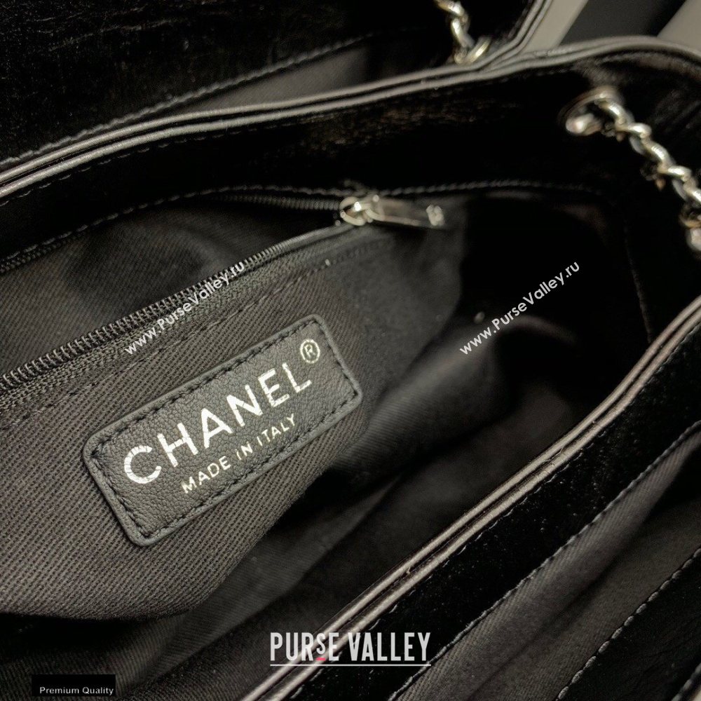 Chanel Quilted Boston Shoulder Bag Black 2020 (jiyuan-20112643)