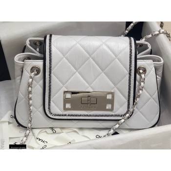 Chanel Quilted Boston Shoulder Bag White 2020 (jiyuan-20112644)