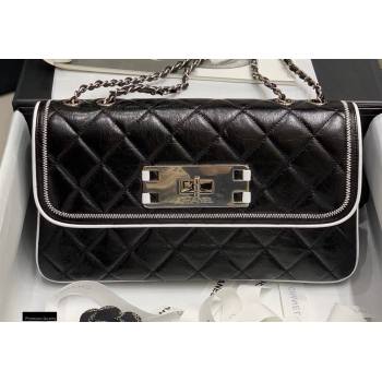 Chanel Quilted Boston Flap Bag Black 2020 (jiyuan-20112645)