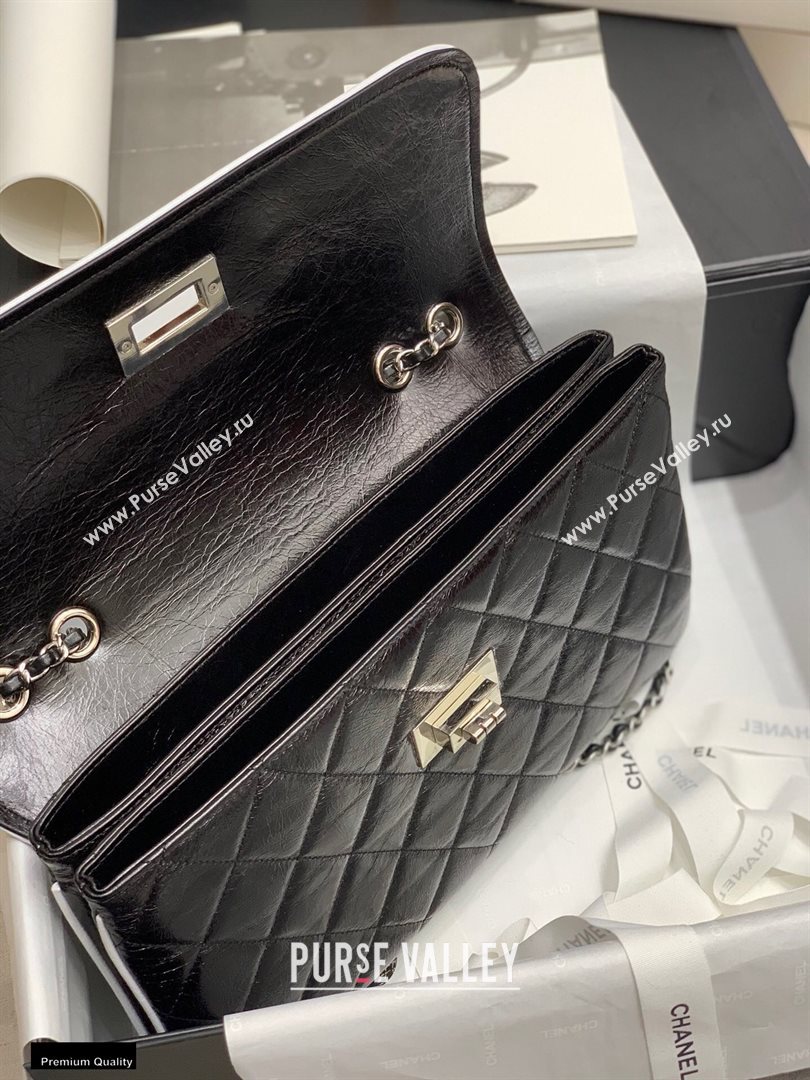 Chanel Quilted Boston Flap Bag Black 2020 (jiyuan-20112645)