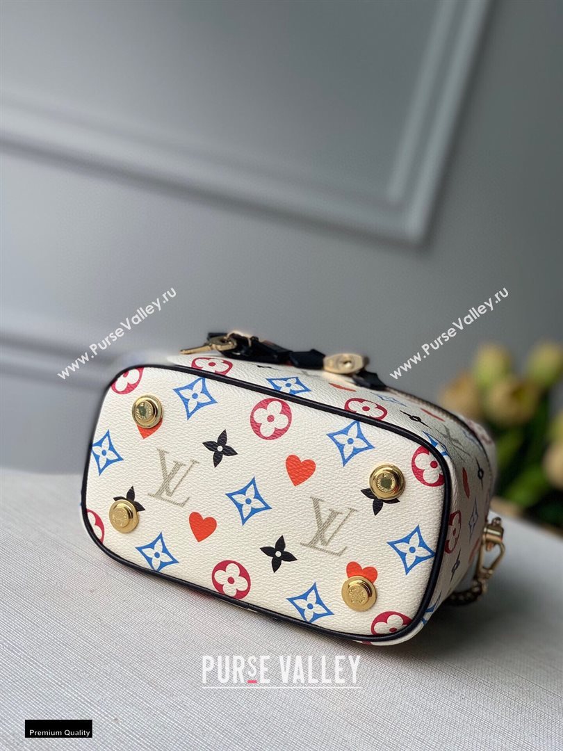 Louis Vuitton Game On Vanity PM Bag M57458 White 2021 (kiki-20120101)