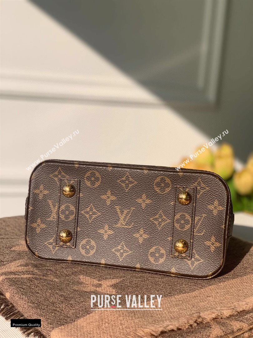 Louis Vuitton Metallic Monogram Vernis Alma BB Bag M90583 Pale Pink 2020 (kiki-20120112)