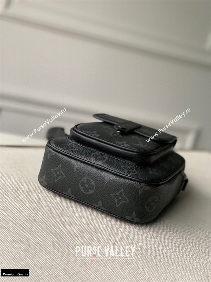 Louis Vuitton Christopher Wearable Wallet Monogram Eclipse Canvas 2020 (kiki-20120128)