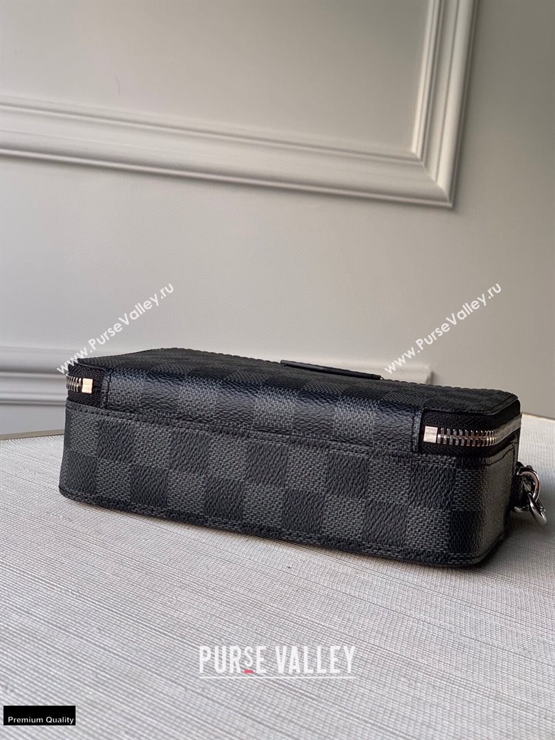 Louis Vuitton Alpha Wearable Wallet N60418 Damier Graphite Canvas 2020 (kiki-20120132)