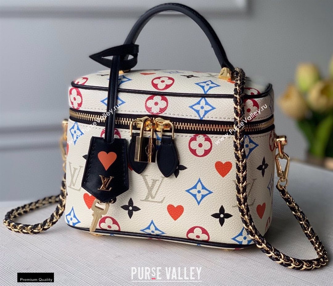 Louis Vuitton Game On Vanity PM Bag M57458 White 2021 (kiki-20120101)